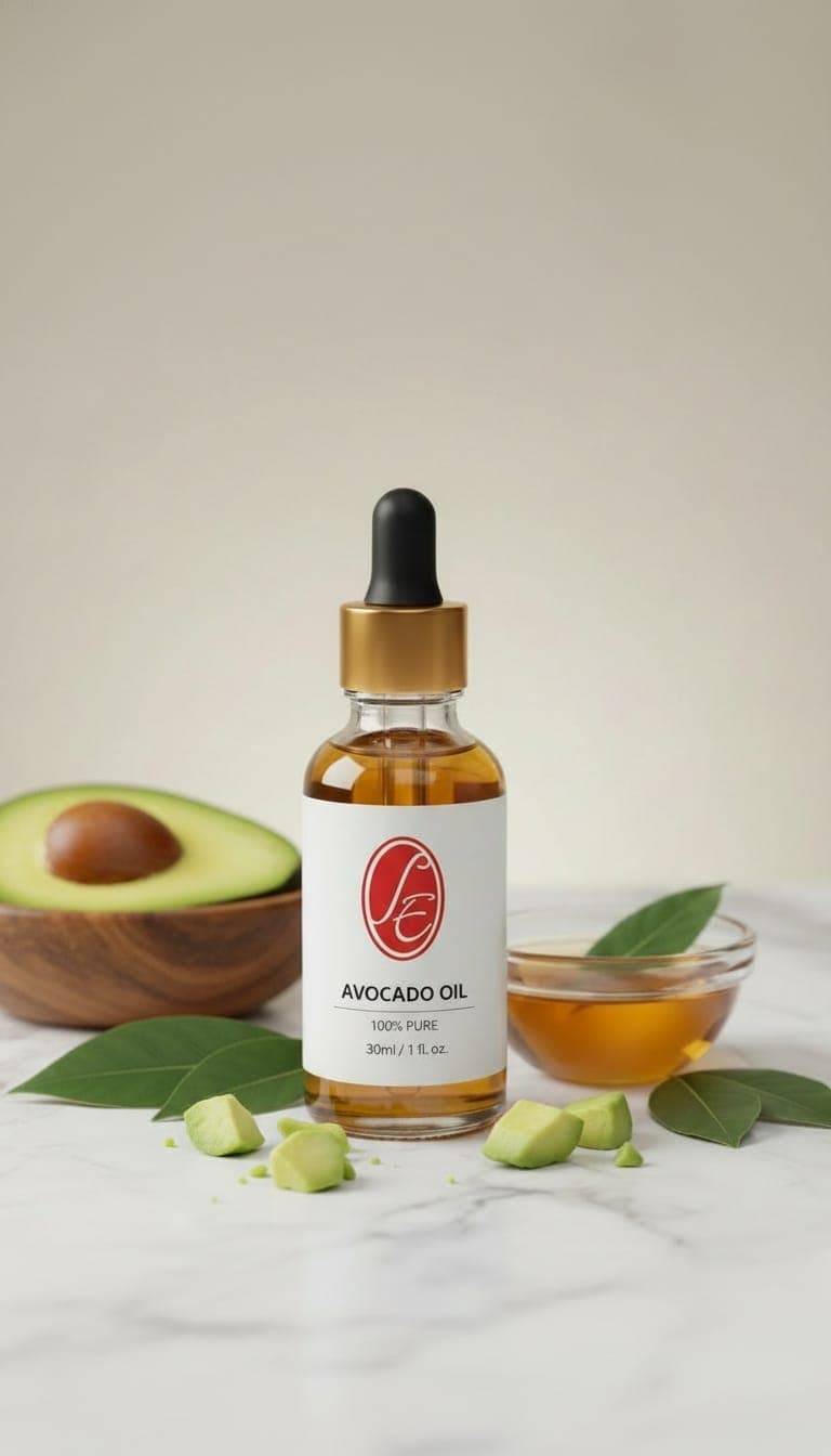 Pure Avocado Oil Essential Oil - High Resolution Image