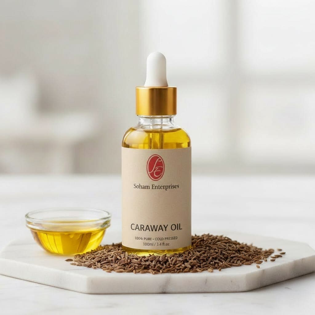 Pure Caraway Oil Essential Oil - High Resolution Image