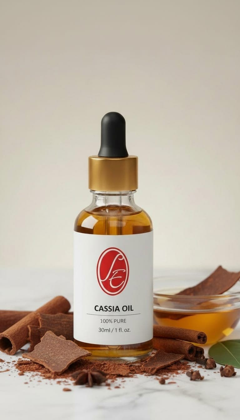 Pure Cassia Oil Essential Oil - High Resolution Image