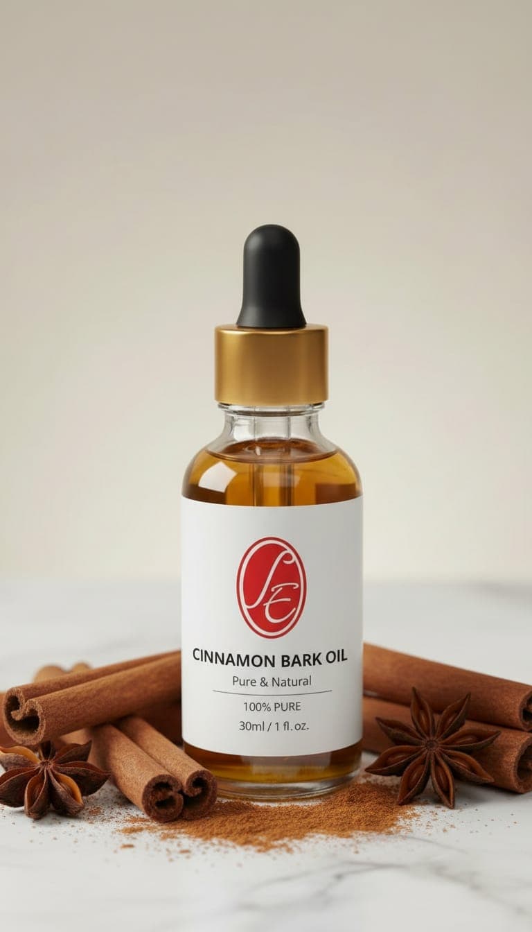 Pure Cinnamon Bark Oil Essential Oil - High Resolution Image