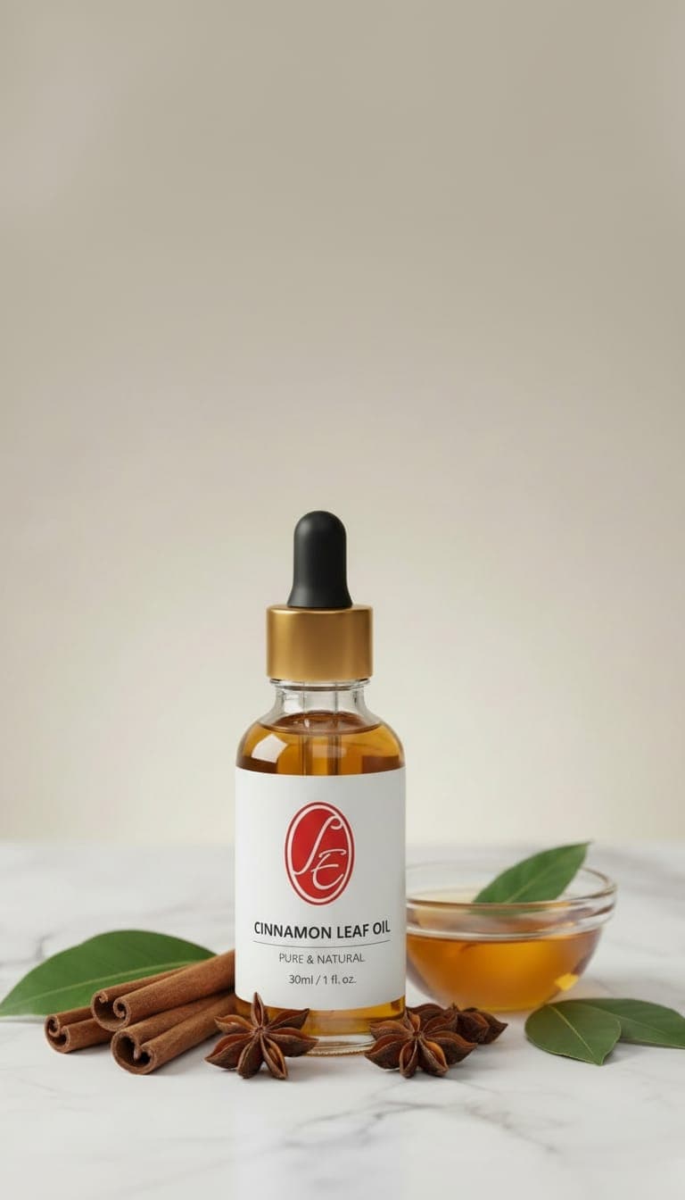 Pure Cinnamon Leaf Oil Essential Oil - High Resolution Image