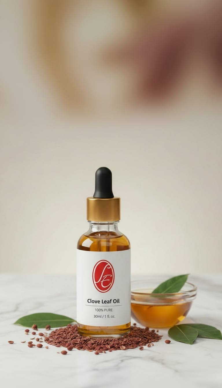Pure Clove Leaf Oil Essential Oil - High Resolution Image