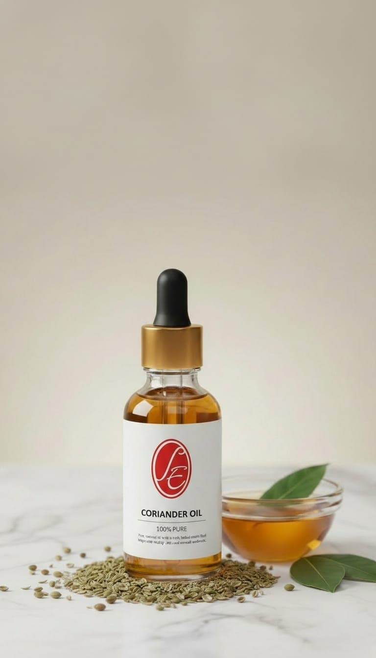 Pure Coriander Oil Essential Oil - High Resolution Image