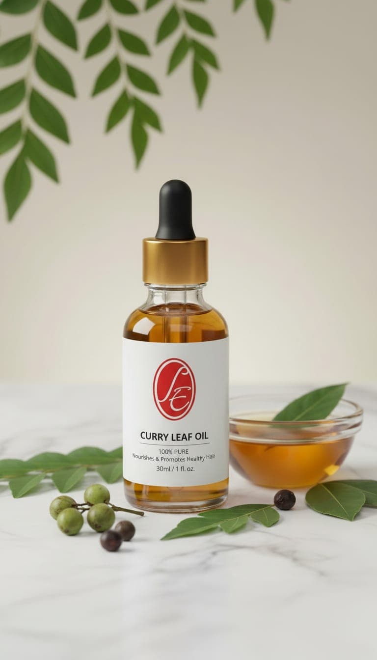 Pure Curry Leaf Oil Essential Oil - High Resolution Image