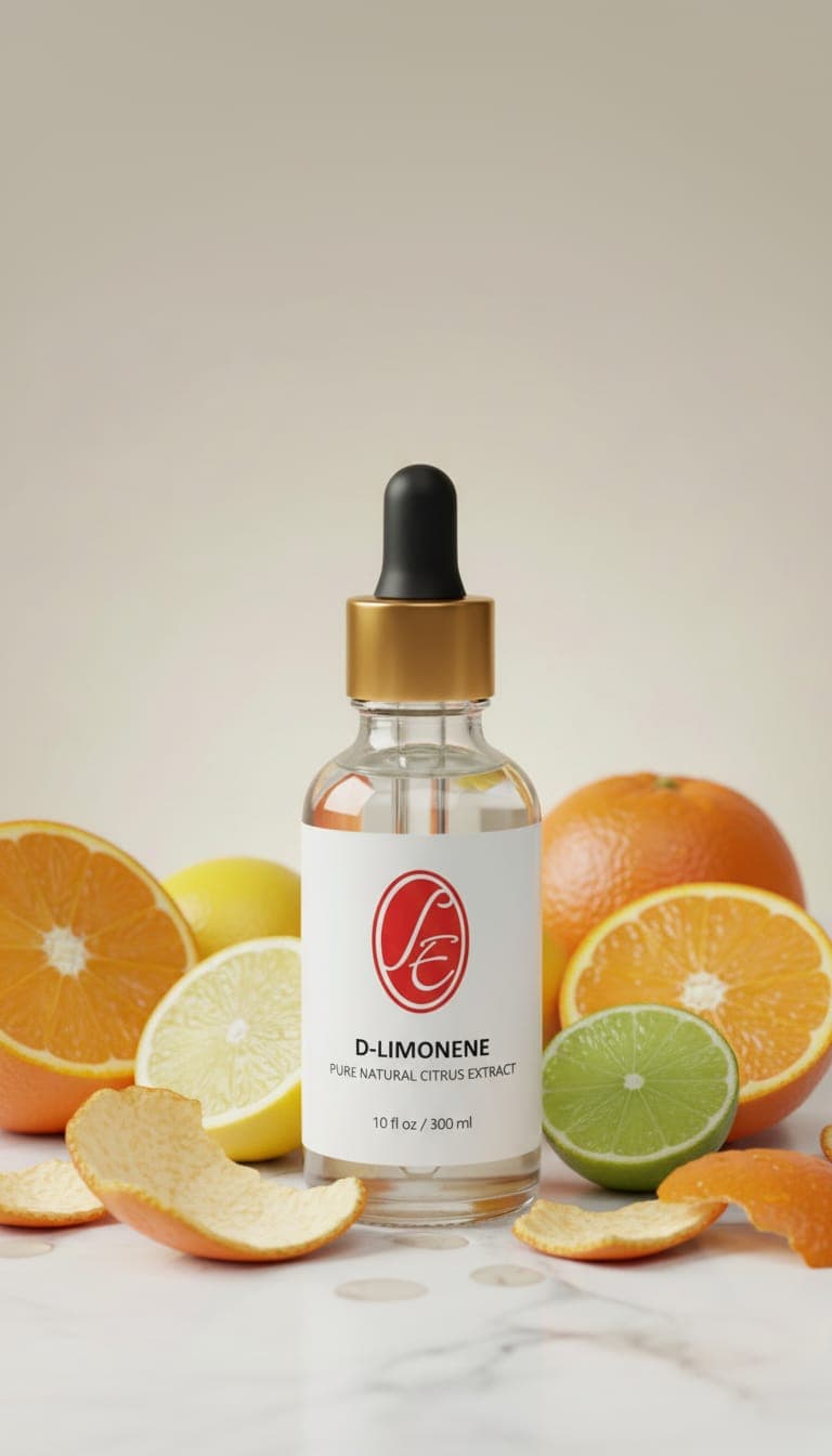 Pure D-Limonene Essential Oil - High Resolution Image