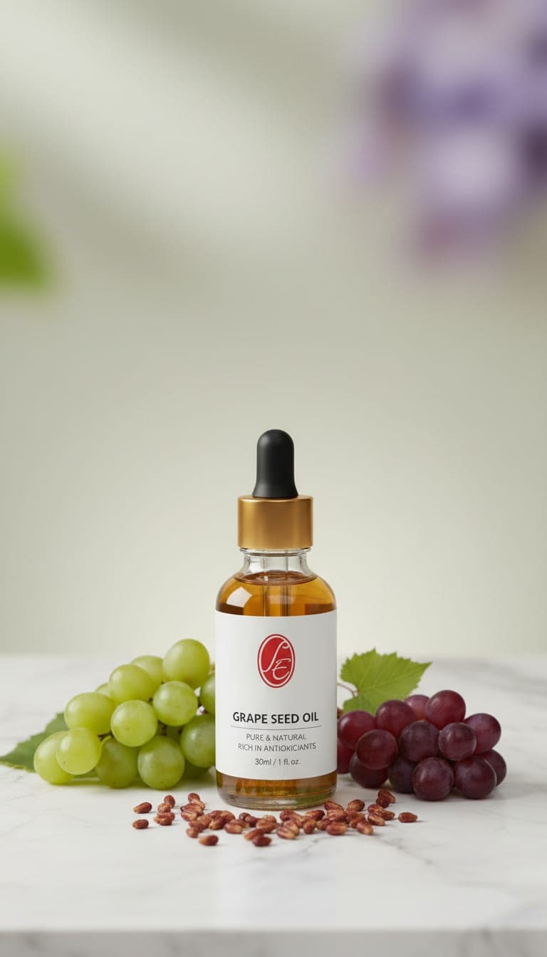 Pure Grape Seed Oil Essential Oil - High Resolution Image