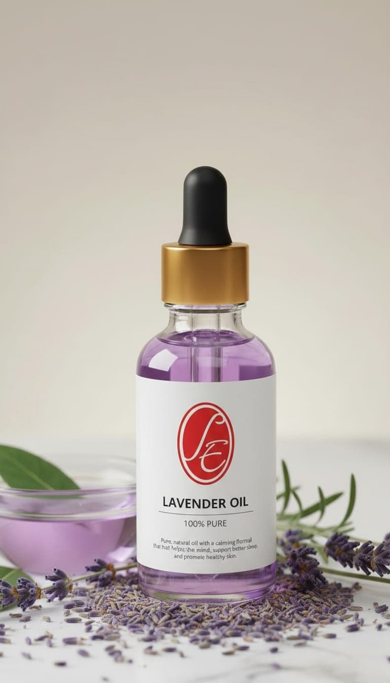 Pure Lavender Oil Essential Oil - High Resolution Image
