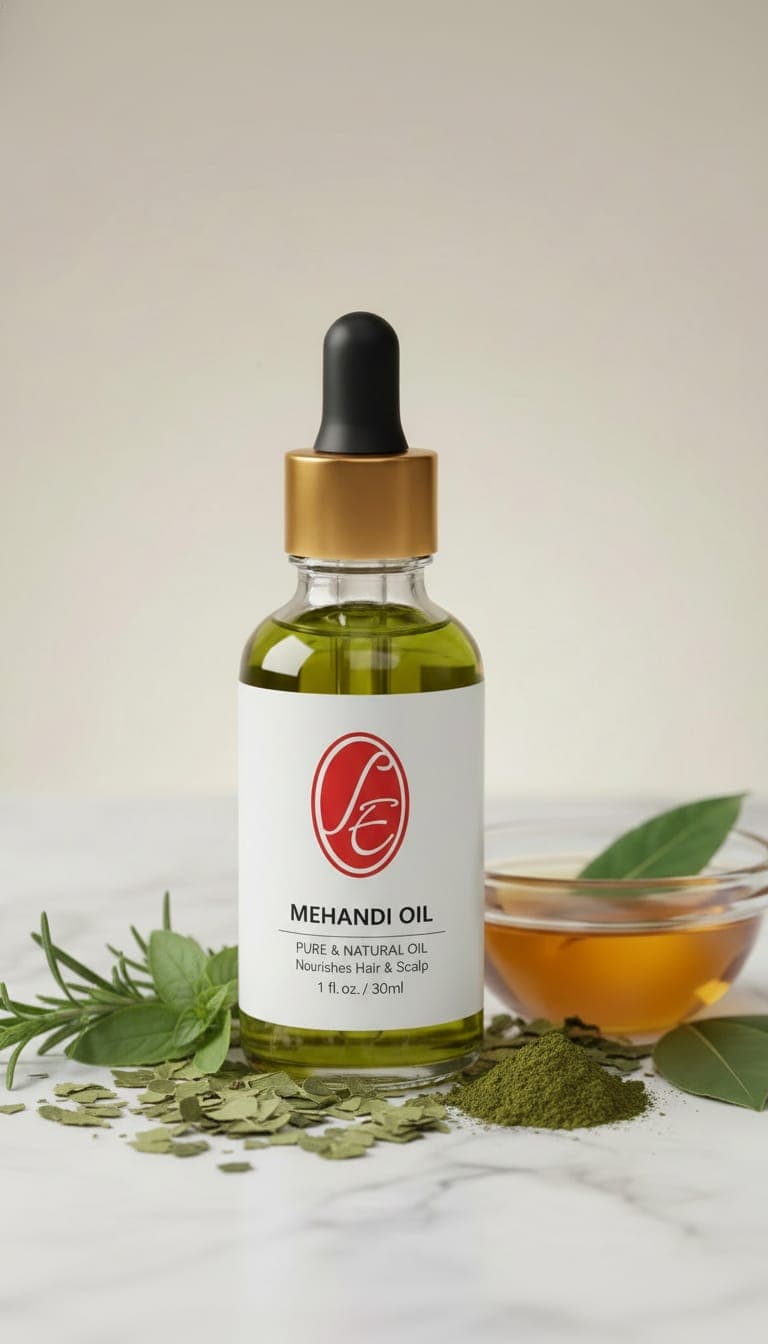 Pure Mehandi Oil Essential Oil - High Resolution Image