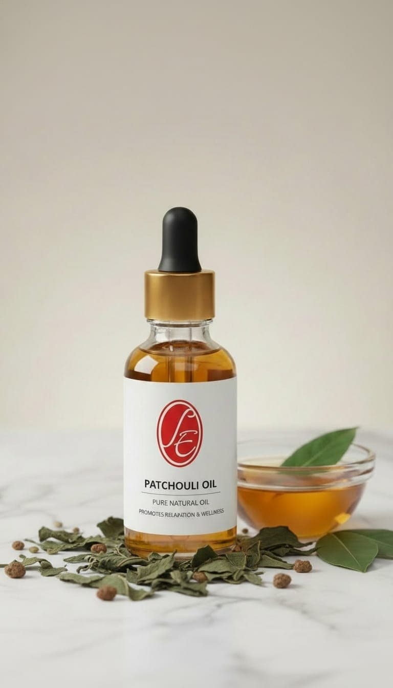 Pure Patcholi Oil Essential Oil - High Resolution Image