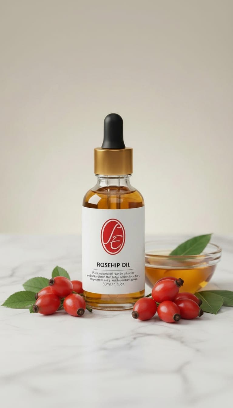Pure Rose Hip Essential Oil - High Resolution Image