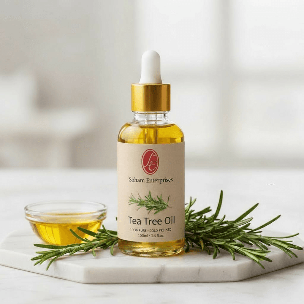 Pure Tea Tree Oil Essential Oil - High Resolution Image