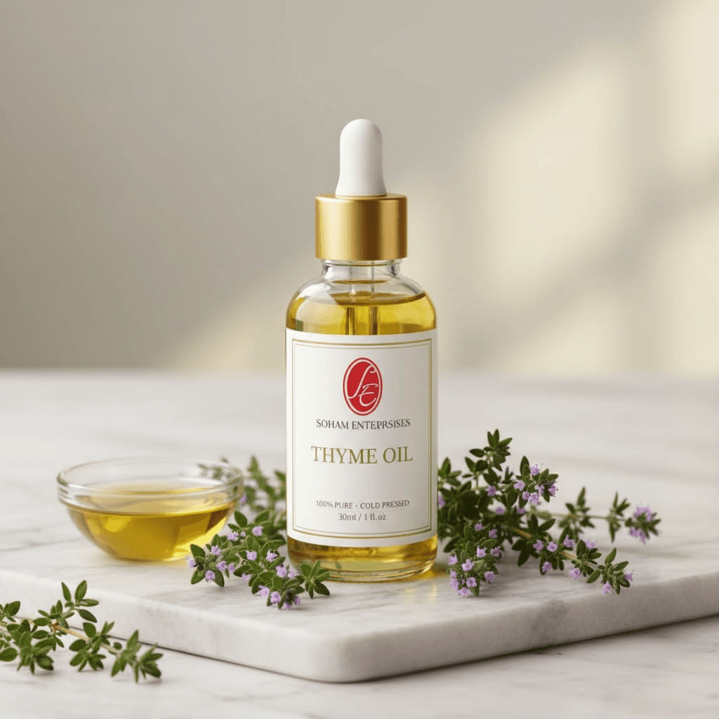 Pure Thyme Oil Essential Oil - High Resolution Image