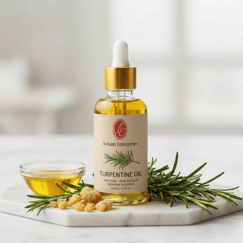 Pure Terpentine Oil Essential Oil - High Resolution Image
