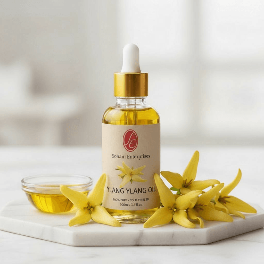 Pure Ylang Ylang Oil Essential Oil - High Resolution Image