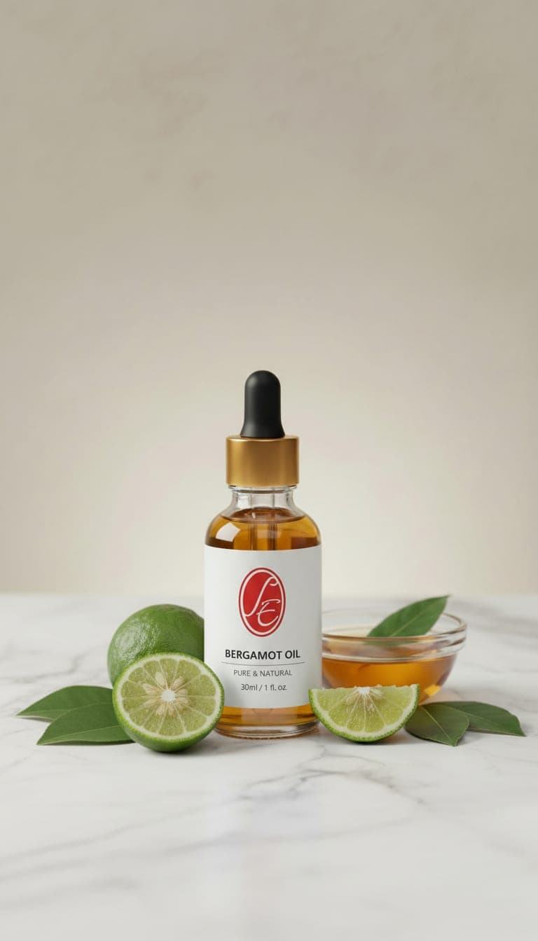 Pure Bergamot Oil Essential Oil - High Resolution Image